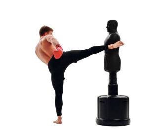 Манекен DFC Boxing Punching Man-Medium TLS-BB (черный)