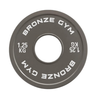 Диск калиброванный BRONZE GYM для пауэрлифтинга (1,25 кг)