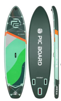 Сапборд Pic Board Water Green Wave Flow 11