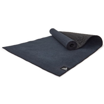 ADYG-10680BK Тренировочный коврик (мат) для горячей йоги Adidas, черный