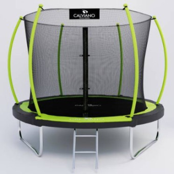 Батут Calviano 312 см 10ft INSIDE master (зеленый)