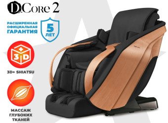 Массажное кресло Ультра премиум D_Core 2 (Черный)