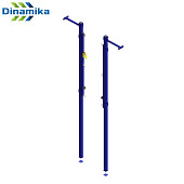 Стойки волейбольные пристенные с системой натяжения Dinamika ZSO-004270 (синий)