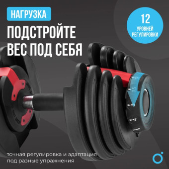 Гантель регулируемая OXYGEN FITNESS FLEXER (16 кг)