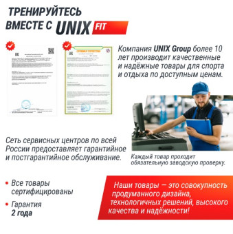 Гантели гексагональные обрезиненные UNIX Fit (45 кг, 2 шт)