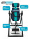 Инверсионный стол Start Line Fitness TRACTION (сине-бирюзовый)