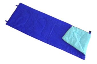 Палатка Sundays ZC-TT009-3P v2 (зеленый/желтый) со спальным мешком ZC-SB001 (синий)