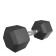 Гантели гексагональные обрезиненные UNIX Fit (15 кг, 2 шт)