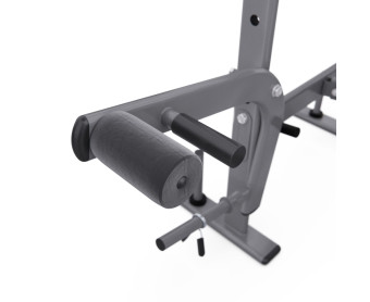 Скамья со стойками под штангу с партой для бицепса DFC D703 PRO