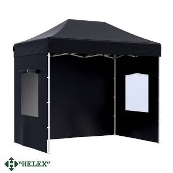 Тент-шатер быстросборный Helex 24322 3x2х3м полиэстер (черный)