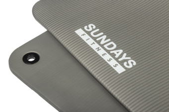 Коврик для йоги и фитнеса Sundays Fitness IR97506 (180x60x1.2см, серый)