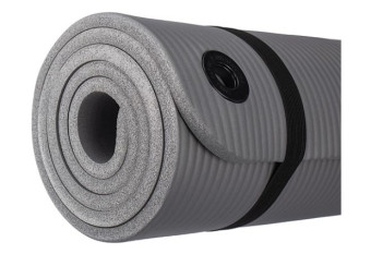 Набор для фитнеса Sundays Fitness Гантель IR92005 2х5кг + Коврик IR97506 (черный, серый)