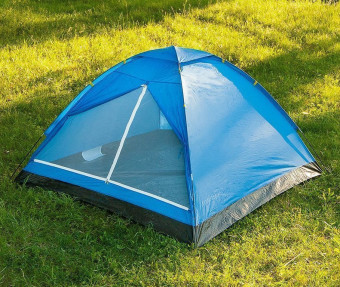 Палатка Сalviano ACAMPER DOMEPACK 4 (синяя)