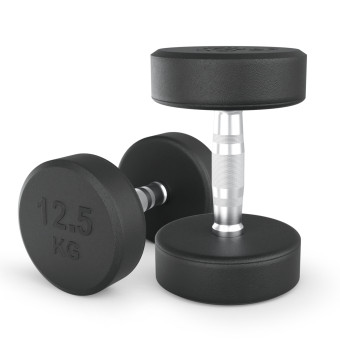 Гантели круглые обрезиненные UNIX Fit PRO (12.5 кг, 2 шт)