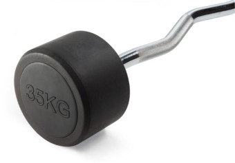 Штанга неразборная с изогнутым грифом VictoryFit VF-DX5350 (35 кг)