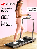 Компактная беговая дорожка Willman (Motiways) JC390F (черно-серая)