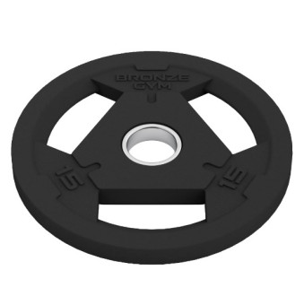 Диск олимпийский BRONZE GYM обрезиненный (15 кг)