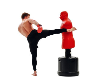 Манекен DFC Boxing Punching Man-Heavy TLS-AR (красный)