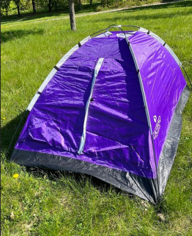 Палатка туристическая Сalviano ACAMPER Domepack 2 (фиолетовая)