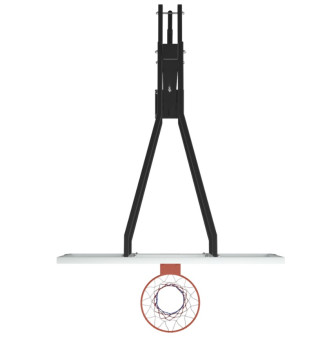 Баскетбольная стойка UNIX Line B-Stand-TG PRO R45 (H230-305 см)
