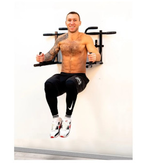 Турник 3 в 1 Absolute Champion "Центрл Спорт PRO Maх" (черно-салатовый)