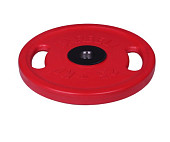 Диск олимпийский Barbell с ручками d51 мм (цветной, 25 кг)