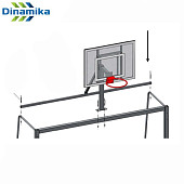 Баскетбольная стойка центральная для футбольных ворот Dinamika ZSO-003906