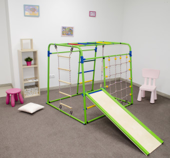 Детский спортивный комплекс Формула здоровья Start baby 1 Плюс (салатовый-радуга)