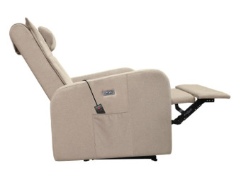 Кресло-реклайнер электрический с массажем FUJIMO E-COMFORT CHAIR (Ваниль)
