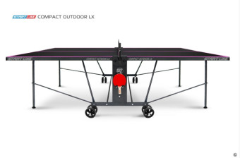 Стол теннисный Start Line Compact-2 LX Всепогодный (Черный)
