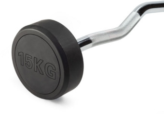 Штанга неразборная с изогнутым грифом VictoryFit VF-DX5150 (15 кг)