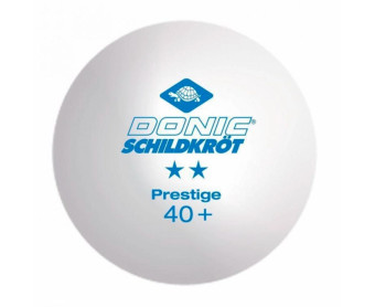 Мячики для н/тенниса DONIC PRESTIGE 2 (40+ 6 штук, белые)