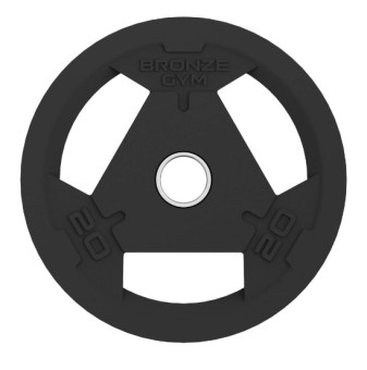 Диск олимпийский BRONZE GYM обрезиненный (20 кг)