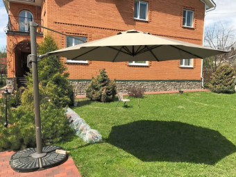 Садовый зонт GardenWay Rio А002-3500 (кремовый)