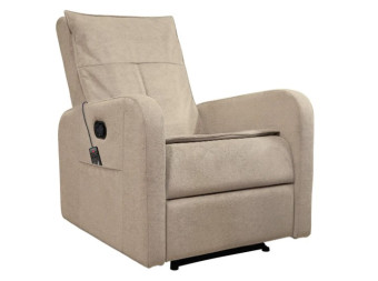 Кресло-реклайнер механический с массажем FUJIMO COMFORT CHAIR (Ваниль)