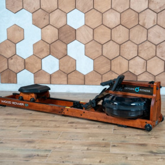 Гребной тренажер домашний OXYGEN FITNESS WOOD ROWER Q1
