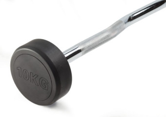 Штанга неразборная с изогнутым грифом VictoryFit VF-DX5100 (10 кг)