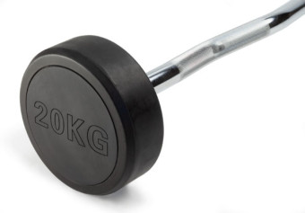 Штанга неразборная с изогнутым грифом VictoryFit VF-DX5200 (20 кг)