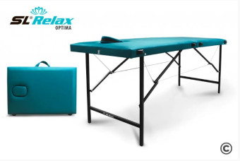 Массажный стол Start Line Relax optima (бирюзовая кожа)