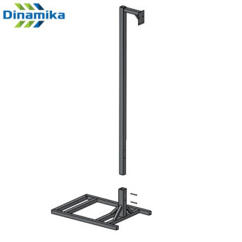 Баскетбольная стойка мобильная без щита Dinamika ZSO-004447