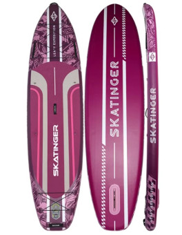 Сапборд Skatinger Leafy Expedition Pink