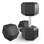 Гантели гексагональные обрезиненные UNIX Fit (42.5 кг, 2 шт)