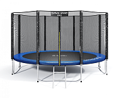 Батут Atlas Sport 374 см - 12ft PRO (усиленные опоры) BLUE