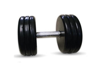 Гантель BARBELL "классик" (с вращающейся ручкой хром, 44 кг)