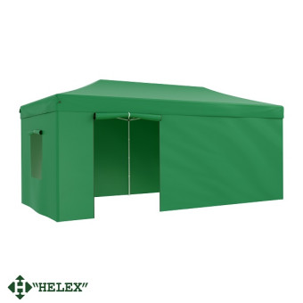 Тент-шатер быстросборный Helex 24366 6х3x3м полиэстер (зеленый)