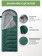 Спальный мешок RSP Sleep 150 L (зелёный, 220x80см, молния слева)