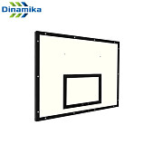 Баскетбольный щит Dinamika ZSO-002091, фанера на раме (черная разметка)