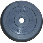 Диск обрезиненный BARBELL ATLET d31мм (5кг)