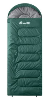 Спальный мешок RSP Sleep 350 L (зелёный, 220x80см, молния слева)