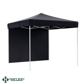 Тент-шатер быстросборный Helex 24332 3x3х3м полиэстер (чёрный)